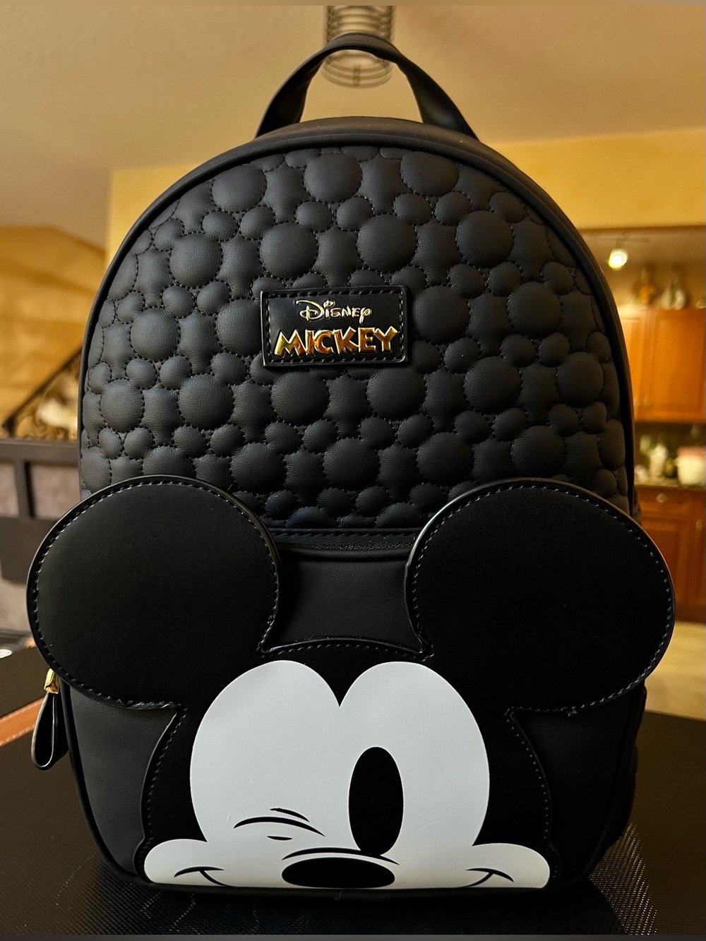 Disney Black and White Mickey Mouse Backpack
